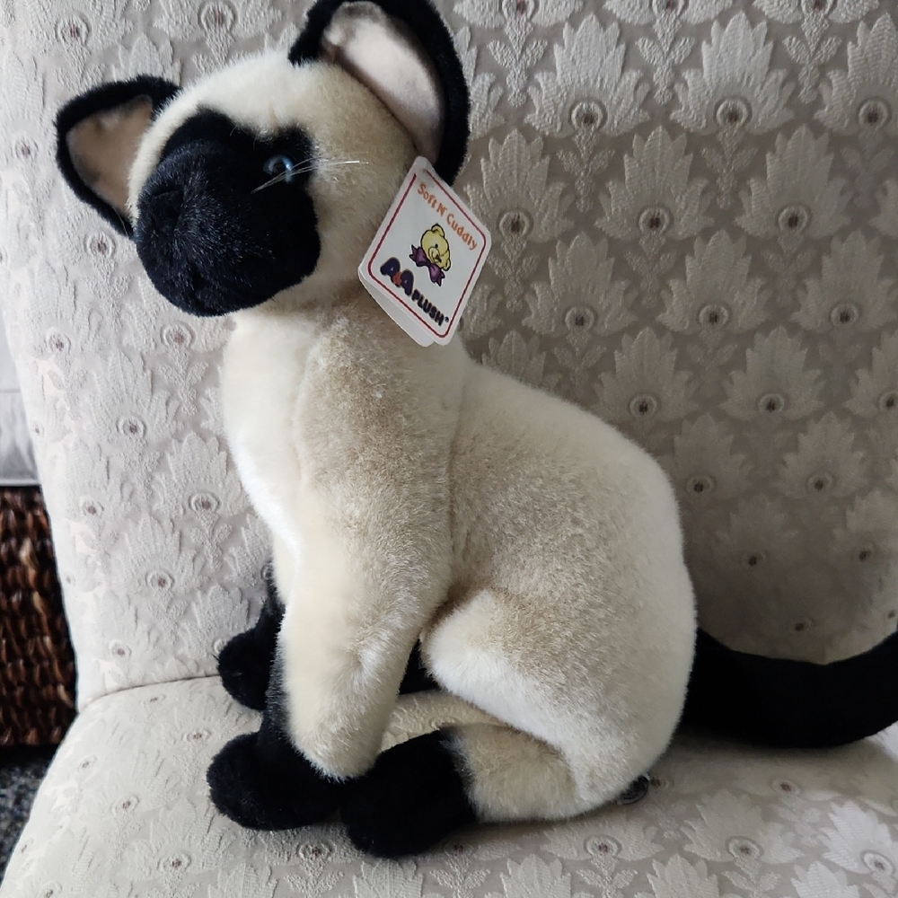 Plush Siamese Cat